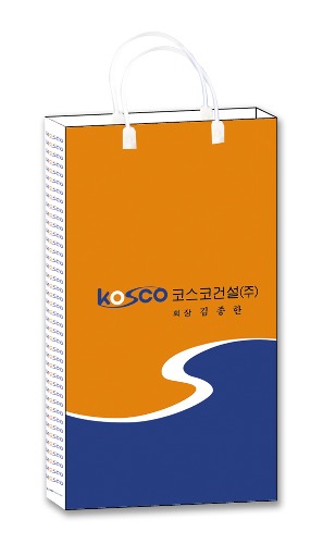 규격 칼라 코팅 쇼핑백 202호